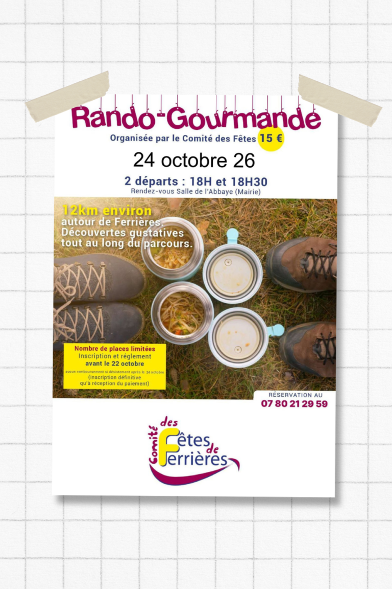 Randonnée gourmande Ferrières-en-Gâtinais