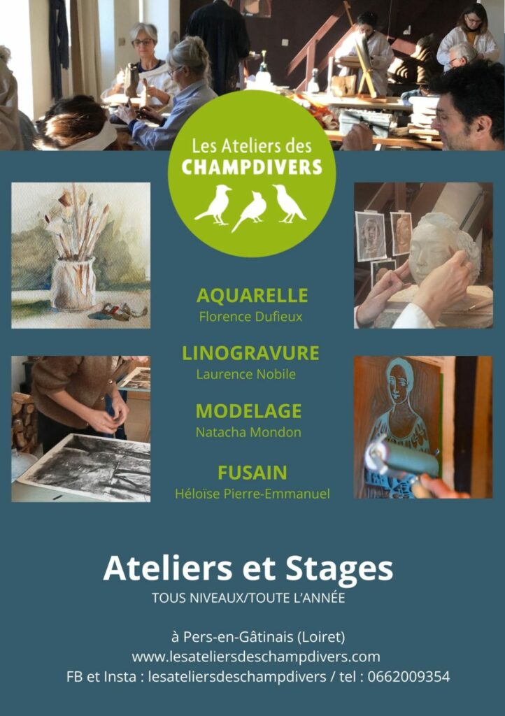 Stages aux ateliers des Champdivers à Pers-en-Gâtinais