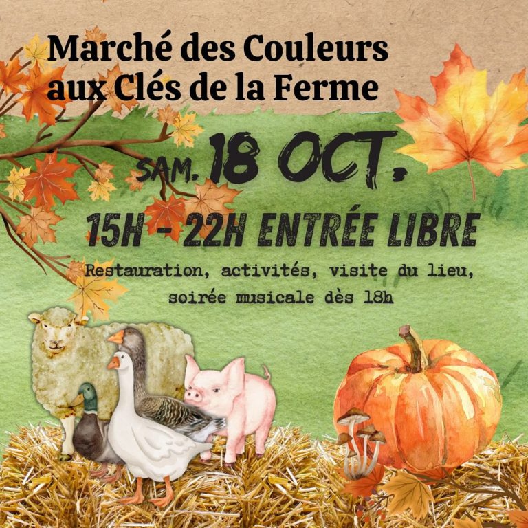 Marché des couleurs - Les Clés de la Ferme